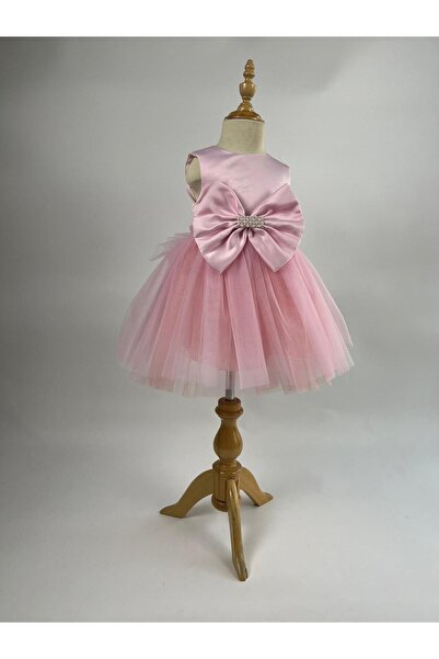 miaras baby Baby Girl 6-24 Months Ribbon Detailed Abise Dress