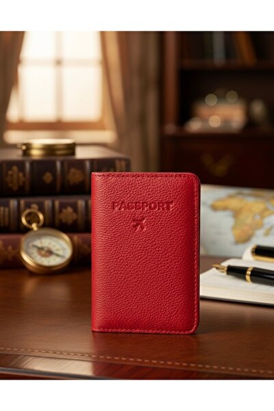 Gempo Vegan Leather Credit Card Holder Passport Case with Money Compartment Passport Holder