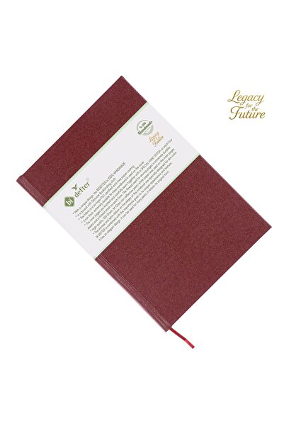 BİDEFTER Piano Note Notebook (g Major) 100% Handmade, Hand Sewing, 2026 Collection – Leatherette – A/5