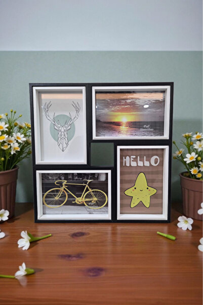 BSP 4LÜ ÇOKLU RESİM ÇERÇEVESİ (2AD 15*10 YATAY 2AD 10*15 DİKEY)