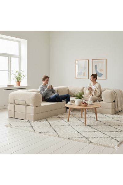 DECHOME 300X200 Kapali Köşe | KOŞE Koltuk | Yıkanabilir | Çok Fonksiyonlu Yer...