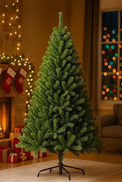 OKAVANGO 180 cm Kutulu Metal Ayak Yılbaşı Ağacı Gür Dallı Noel Yılbaşı Çam Ağ...