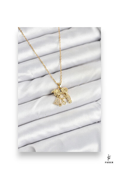 FUDER 316L Steel Chain Gold Color Boy Girl Model Women's Necklace