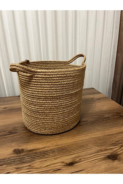 eftlyhome Jute, Toy Basket, Teddy Bear, Gift, Design, Room, Dowry Basket, Pet, Multi-Purpose Basket