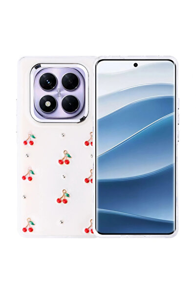 one depot only for quality life Xiaomi Redmi Note 14 Pro Plus Case Silvery Transparent Pole Cover with Airbag Design