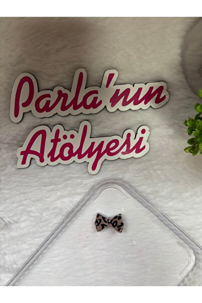 SOFT Дівчача шпилька для волосся з леопардовим бантом