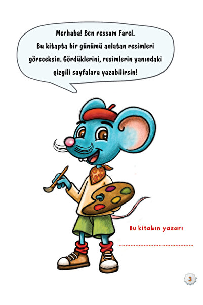 Mavitikli Yayıncılık HİKAYE RESSAM FAREL-KENDİ HİKAYENİ YAZ