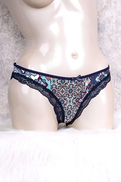 M MERC Giyim Women's patterned viscose fabric slip (2742)