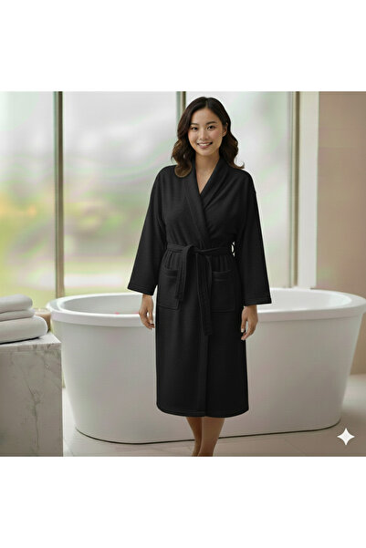 Embays Thin Lightweight Grammage Bathrobe, Curly Bathrobe, Shawl Collar Bathr...