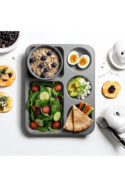 cc bin shihon 5-piece melamine breakfast plate, healthy and break-resistant, 33*28 cm