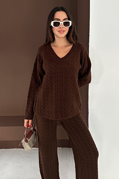 Noa Noa Women's Knitted Sweater Set – Cozy Texture