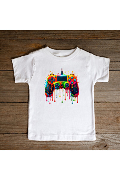 matelio Kids Gamepad Neon T-shirt