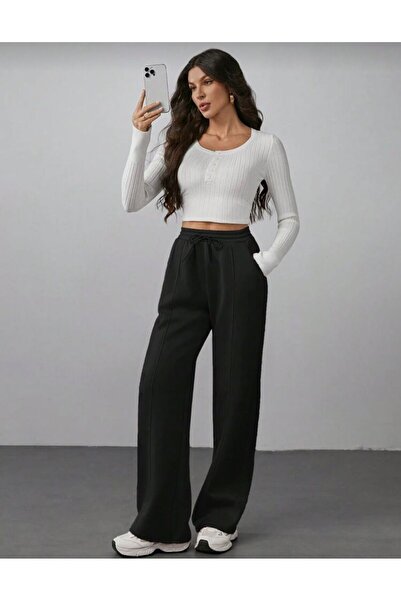 LACKH Sweatpants with Wide Legs Comfortable Wear Cimali