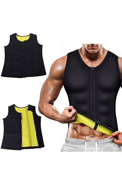 VERK Men's neoprene tank top, slimming, gym, bodybuilding, fitness, XL