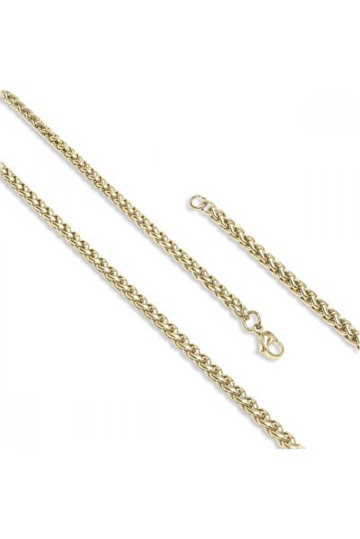 AKSESUARIM Men's Steel Chain Necklace 4mm