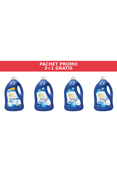 Schiuma di Marsiglia PACHET 3+1 – BUCATO FRESCHEZZA & DETERSIVO SGRASSATORE – 4 x 5L