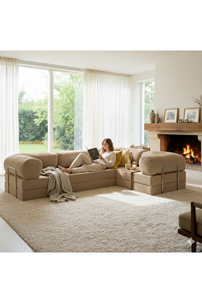 DECHOME 300X200 Kapali Köşe | KOŞE Koltuk | Yıkanabilir | Çok Fonksiyonlu Yer...