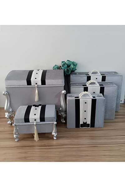 Sonem Çeyiz Promise Engagement Bundle Bride Wedding Groom Dowry Chest Set of 5 1315