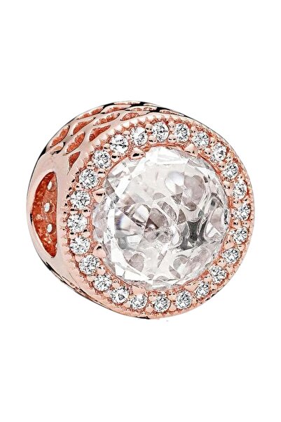 Dumledo White Energy Stone Rose Charm