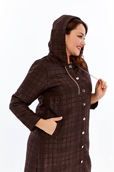 Laden Women's Plus Size Quilted Transitional Mother High Quality Coat