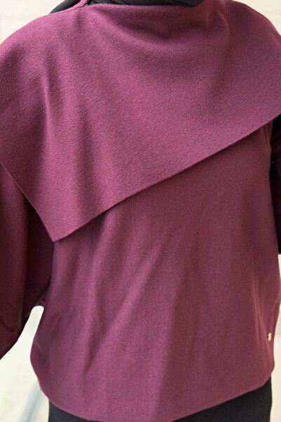 Ghisa Scarf Collar Wool Knitwear Tunic