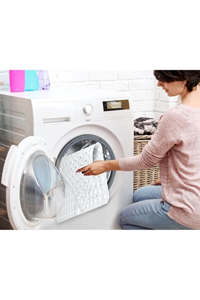 MAİN SHOP 1 Piece Anti-Slip Bath Mat with Suction Cups for Bathroom and Shower, Shower Cabin, Bathtub, 54X54 cm M-163