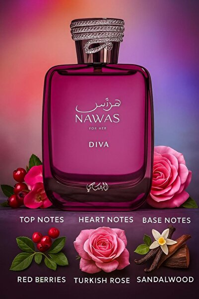Rasasi Hawas Diva Eau de Parfum for Women, 100 ml