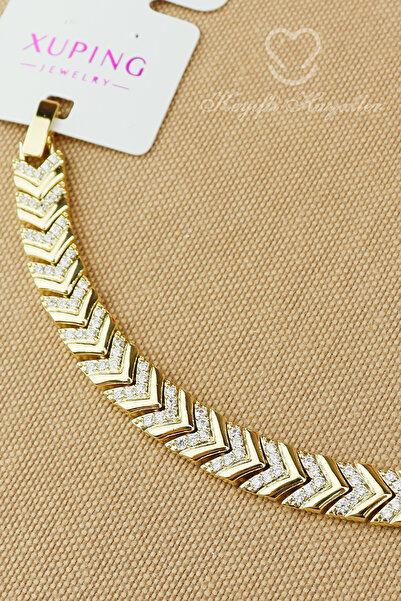 Keyifli Hayaller سوار شوبينغ الفاخر - سلسلة زركون على شكل سهم 8 مم × 17+1.5 س...
