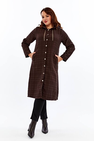 Laden Women's Plus Size Quilted Transitional Mother High Quality Coat