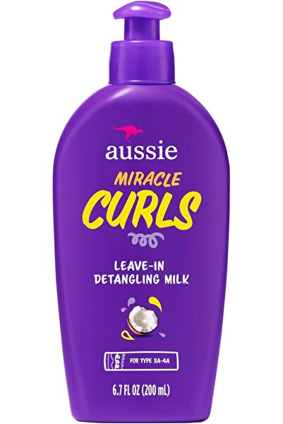 Aussie Leave-In Detangling Milk Miracle Curls 6.7 Ounce (200ml)