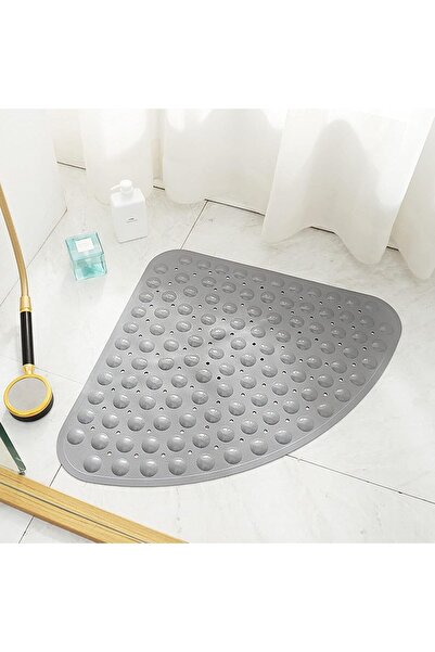 MAİN SHOP 1 Piece Anti-Slip Bath Mat with Suction Cups for Bathroom and Shower, Shower Cabin, Bathtub, 54X54 cm M-163