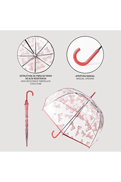 Cerda Barbie Logo Umbrella, 60cm