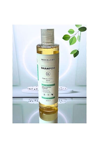 OEM PureBalance Shampoo for Oily Hair with Tea Tree & Lemon – Sulfate & Paraben Free (250 ml)