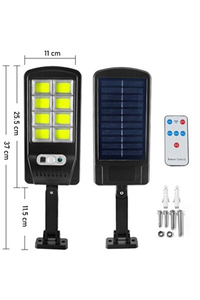 Teknova Teknova LED solar lamp, 30W, 160 LEDs, Motion Detection, with Remote Control, Wide Angle