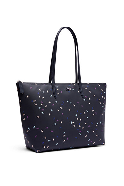 Lacoste Holiday Desenli Siyah Kadın Omuz Çantası Elsbeauty