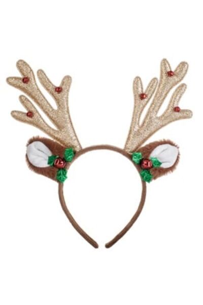 Jumbo HAIR CROWN, GOLDEN RENEE ANTS, WITH BELLS