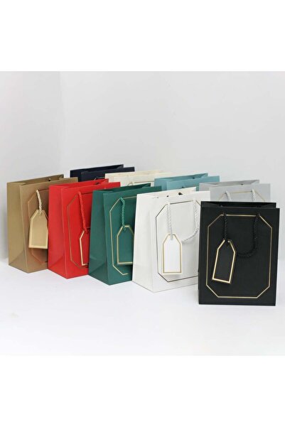 Generic 12 pieces of gold-framed gift bags