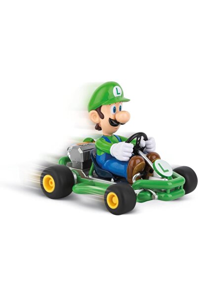 Carrera RC 2.4 GHz Mario Kart Pipe Kart - Luigi RC Vehicle (Officially Licensed)
