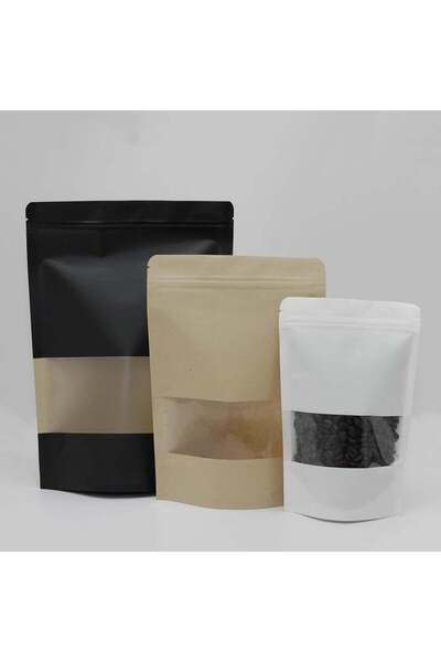 Generic 50 pieces of spice and coffee sachets with a transparent window