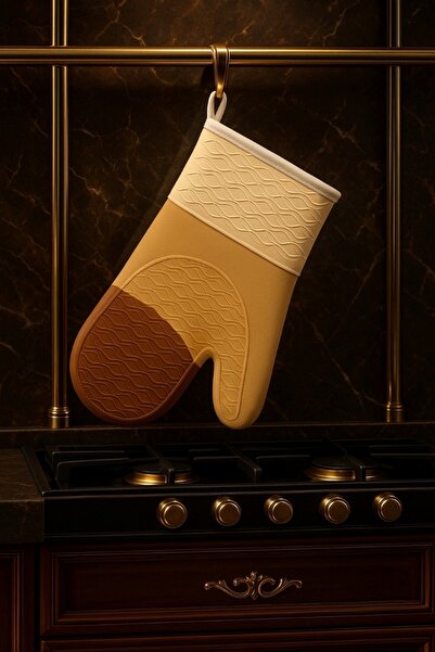 ELİFSU HOME Silicone Heat Resistant Non-Slip Oven Mitt