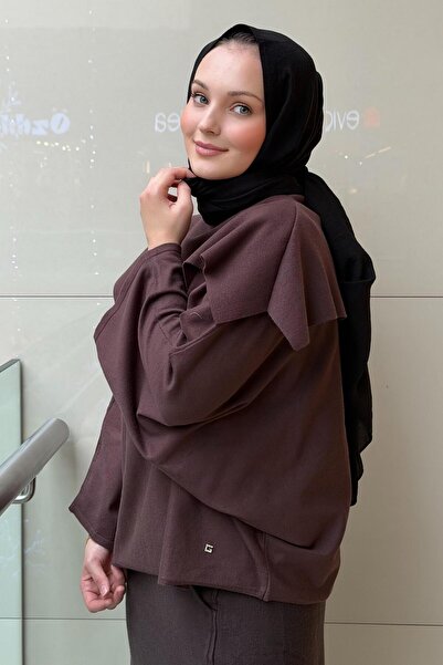 Ghisa Scarf Collar Wool Knitwear Tunic