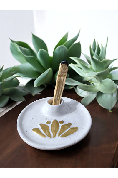 BikutuDaha Palo Santo Tütsülük Seti Om-Lotus Kabartmalı