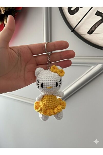 stoks toys Amigurumi Hello Kitty Anahtarlık