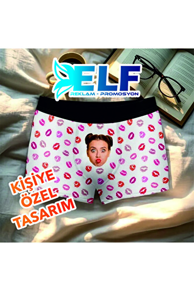 ELF REKLAM Kişiye Özel BASKLI BOXER FOTOĞRAFLI