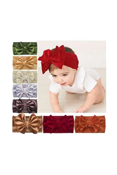 Superbaby Bentita lata din catifea cu fundita