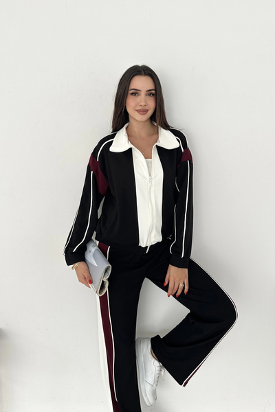 Meine Liebe Unterwäsche Paneled Zippered Modal Set