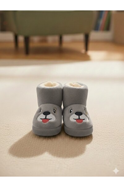 casso Children's Cute Animal Figure Slippers, Non-Slip Sole Kindergarten Nursery Shoes, Home Shoes