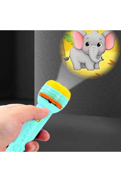 Noname Children's projector flashlight – 6 discs, 48 projectable images