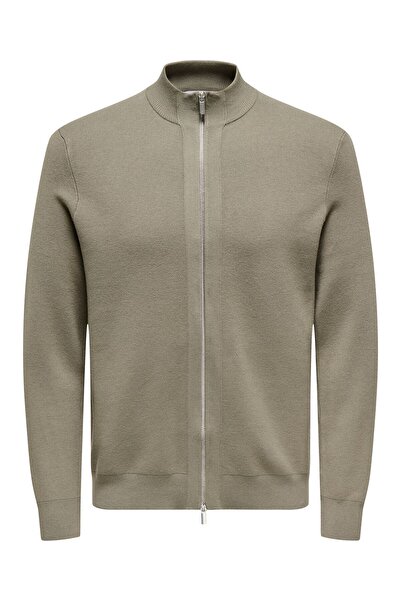 Only & Sons Onscooper Reg Ls 12 Cardigan Knit Frml Men's Gray Cardigan - 22035017