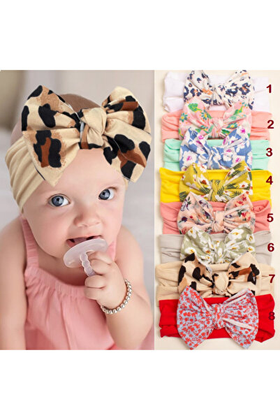 Superbaby Bentita lata cu fundita inflorata aplicata